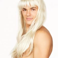 Leg Avenue Accesories Long Blonde Fringe Wig