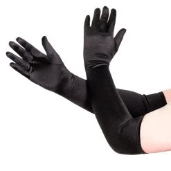 Coquette SatinSatin Satin Opera Length Gloves