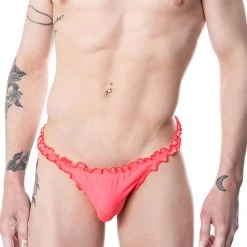 Venetian Plush Frilly Thong Panties