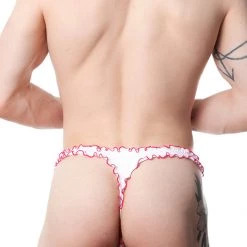 Venetian Plush Frilly Thong