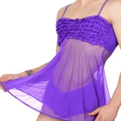 Kerry Mesh Babydoll Nightie Lingerie