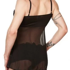 Kerry Lingerie Mesh Babydoll Nightie 6 Kerry Lingerie Mesh Babydoll Nightie