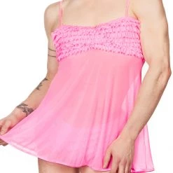 Kerry Lingerie Mesh Babydoll Nightie