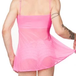 Kerry Lingerie Mesh Babydoll Nightie
