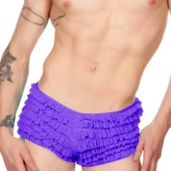 Kerry Panties Mesh Ruffle Shortie