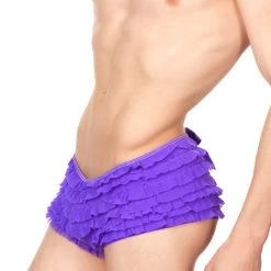 Kerry Panties Mesh Ruffle Shortie