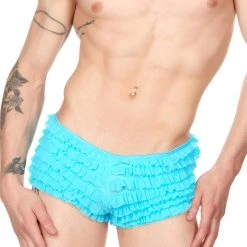 Kerry Mesh Ruffle Shorts