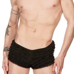 Kerry Mesh Ruffle Shorts