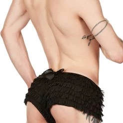 Kerry Mesh Ruffle Shorts