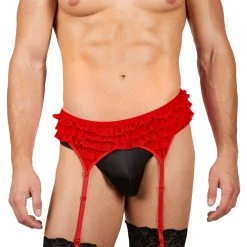 Coquette Frilly Garter Belt Lingerie 7 Coquette Frilly Garter Belt Lingerie