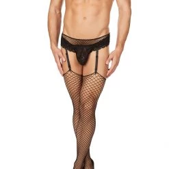 Leg Avenue Lingerie Fishnet Garter Set