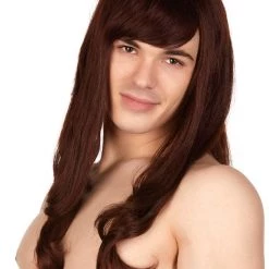 Leg Avenue Long Wavy Brown Wig Accesories