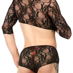 Leg Avenue LaceLace Floral Lace V-Neck Teddy