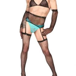 Leg Avenue Rhinestone 4-Piece Set