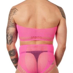 Leg Avenue Halter Crop Top & High Waist Panty Set