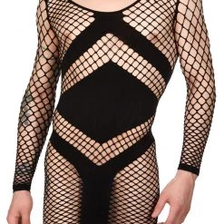 Leg Avenue Diamond Net Mini Dress Accesories