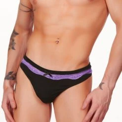 Venetian Scallop Lace Thong Panties