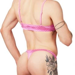 Venetian Satin Polka Dot Bra