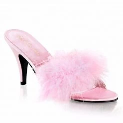 Pleaser USA Marabou Slip-On Accesories