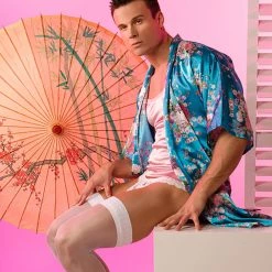 Ali Express The Satin Peony Robe